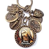 St. Barnabas Keychain, Necklace or Clip, Patron Saint, Catholic Confirmation Gift