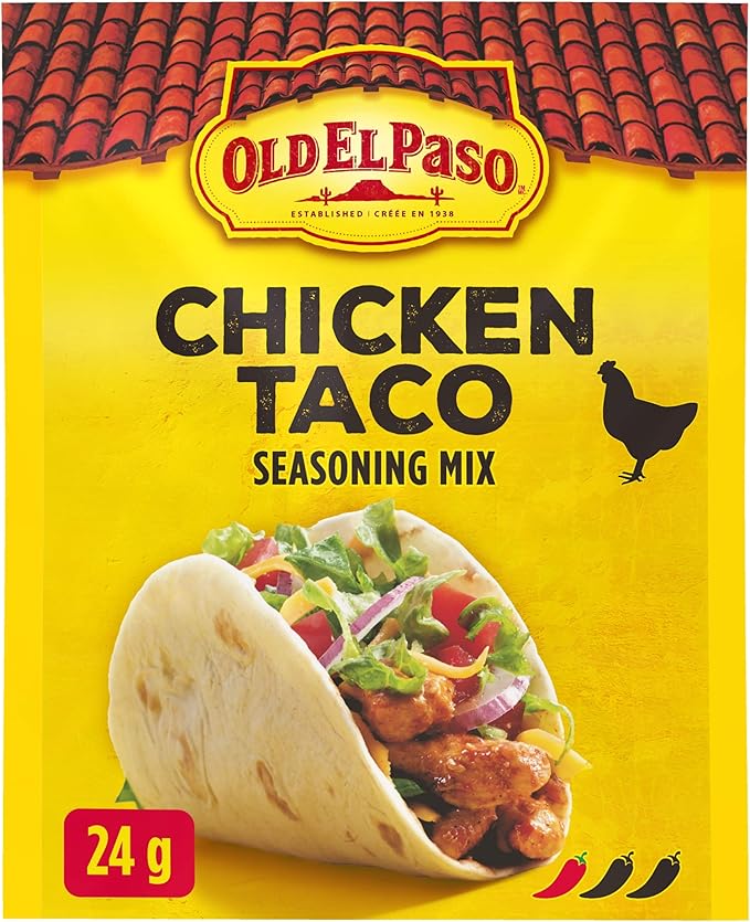 Old El Paso Chicken Taco Seasoning Mix, 24 Gram Amazon.ca Grocery