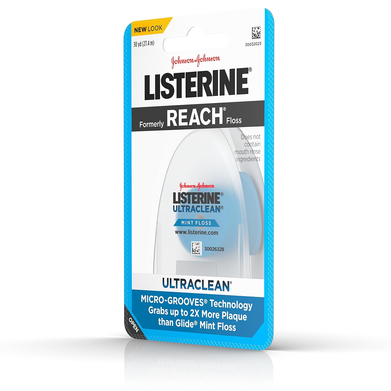 Listerine Ultraclean Floss, Mint, 30 yd : Beauty