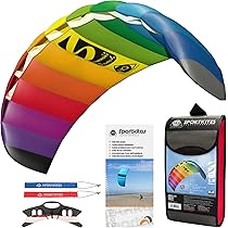 AKYB Flying To The Top タオル Amazon.com: HQ Symphony Beach III 1.8 Stunt Kite, Rainbow