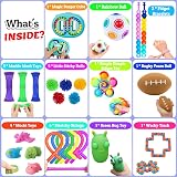 Chennyfun Fidget Toy Set 26Pcs Rainbow Stress Relief Autism ADHD Box Included view 2