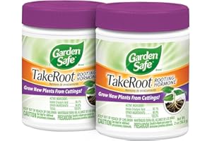 Garden Safe Brand TakeRoot Rooting Hormone, 2 Count, Powder Helps Grow New Plants from Cuttings Including Most Home, Garden and Greenhouse Varieties, 2 Pack