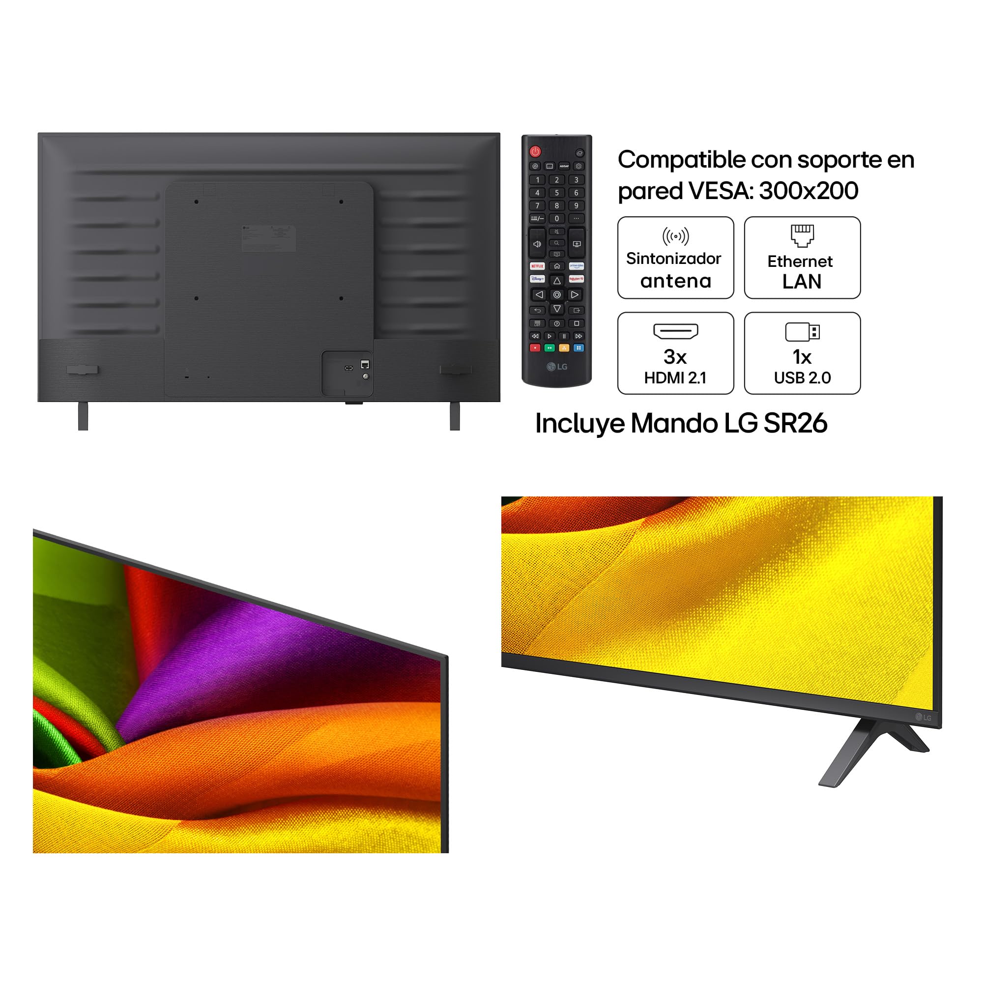 LG NanoCell 43NU850B6LA 43 Zoll Ultra HD 4K Smart TV WiFi 3