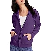 Hanes, Ecosmart Fleece Full Hoodie, Zip-up Hooded Sweatshirt for Women