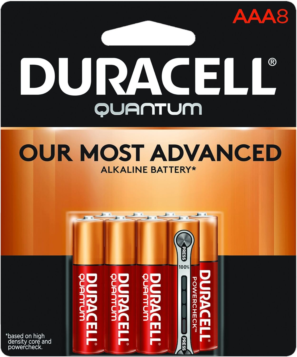 Duracell Quantum Alkaline AAA Batteries, 8Count Amazon.ca Health