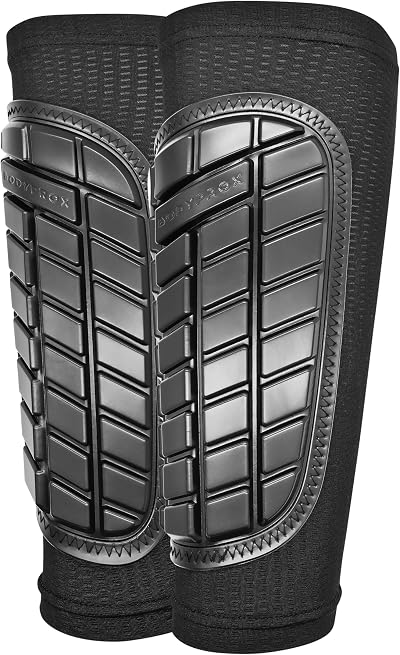Bodyprox Shin Guards Sleeves Medium Unisex Flexible Silicone Grip