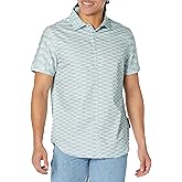 KARL LAGERFELD Paris Mens Sportswear Shirt,Light Blue/White,L