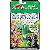 Melissa & Doug On The Go Water Wow! Reusable Water-Reveal Coloring Activity Pad – Jungle - Party Favors, Stocking Stuffers, T