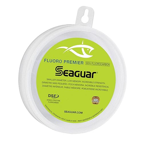 Seaguar Fluoro Premier 100% Fluorocarbon Fishing Line DSF, 30lbs, 50yds Break Strength/Length - 30FP50