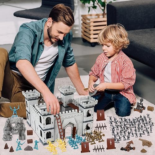 Medieval Wars Big Military Castle Playset for Boys 312pcs
