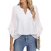 Timeson Women's 3/4 Sleeve Dressy Casual Top
