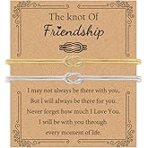 Matching Bracelets for Couples Love Knot Bracelet Pinky Promise Soulmate Relationship Friendship Bracelets Forever Infinity Jewelry Gifts for Women Her Him