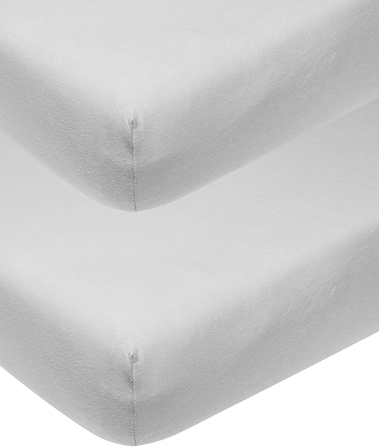 Meyco 5655 Lot De 2 Draps Housses En Jersey Pour Bebe Gris Clair 70 X 140 X 150 Cm Bebe Puericulture Draps Pour Couffins Et Berceaux Helpacreche Co Za