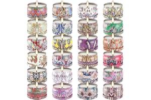 Howemon 24 Pack Scented Candles Set for Home, Relaxing Stress Relief, Aromatherapy - Natural Soy Wax and Fragrance - Gifts for Women, Mom, Best Friend, Wife, Birthday