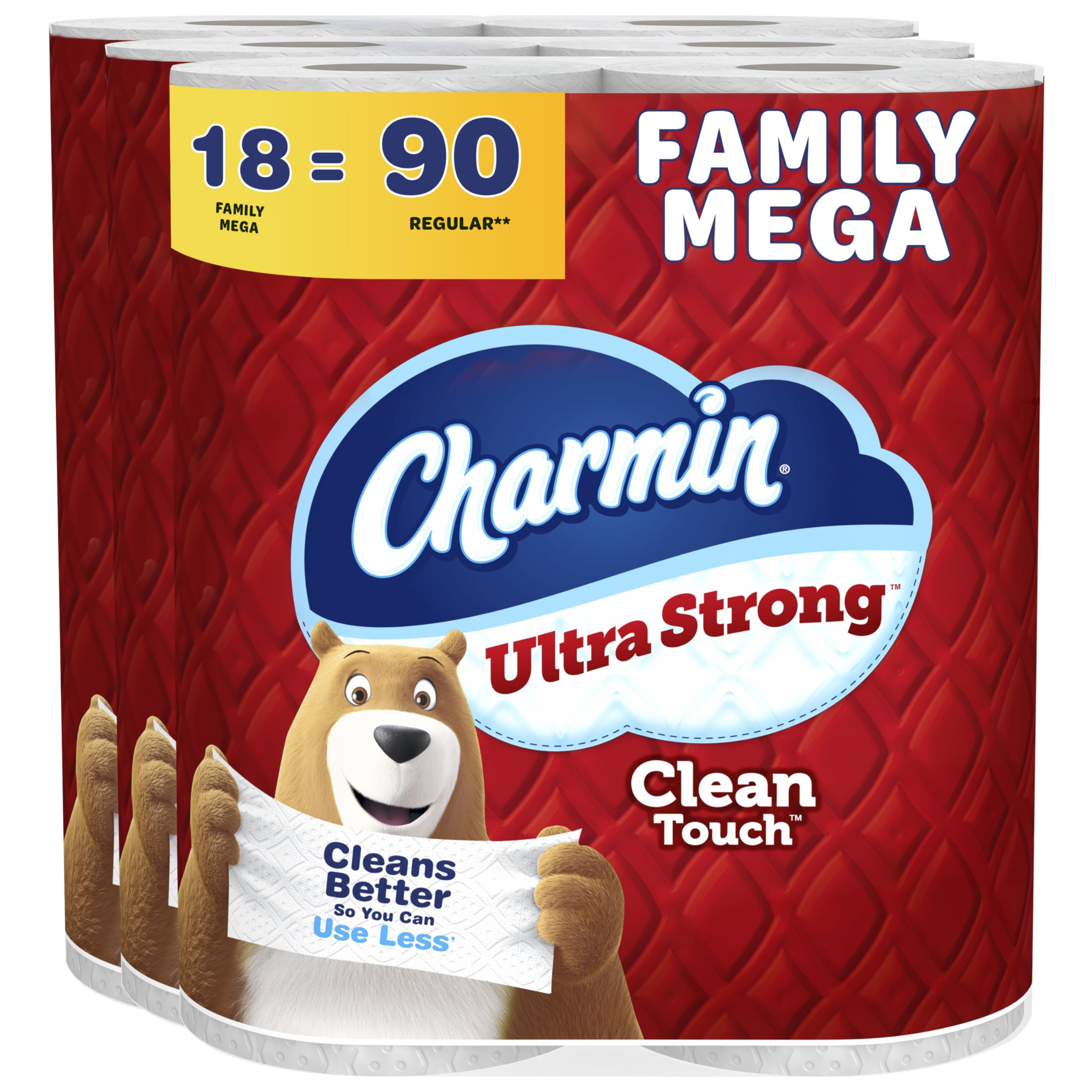 Charmin Ultra Strong Clean Touch Toilet Paper, 18