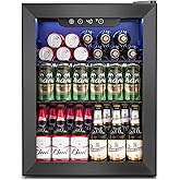 Antarctic Star Beverage Refrigerator Cooler 68 Can, Mini Fridge with Glass Door for Beer Drinks Wine,Freestanding Small Fridge with Electronic Temperature Control for Home and Bar,1.7 cu.ft on Fridge.com