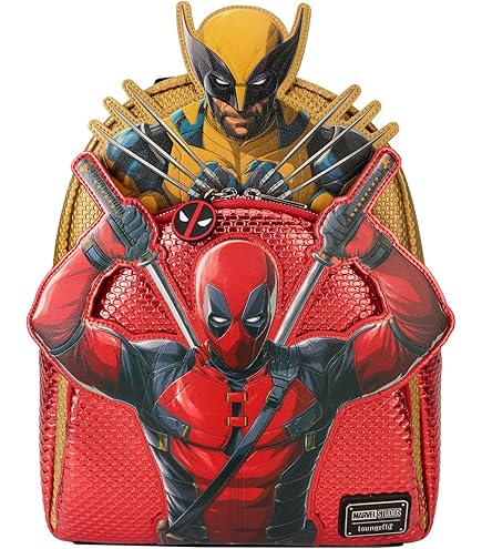 Amazon.com: Loungefly Marvel Deadpool 3 Crossbody : Clothing