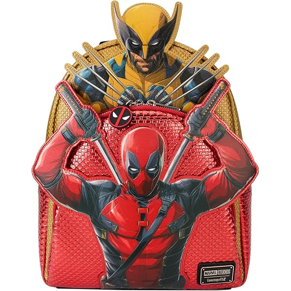 Amazon.com: Loungefly MARVEL DEADPOOL METALLIC COLLECTION  display picture 3