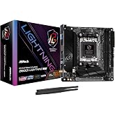 ASRock B650I Lightning WiFi AMD AM5 Mini-ITX Motherboard, Supports AMD Ryzen 9000/8000/7000 Series Processors, DDR5 7200+ (OC), PCIe 5.0 M.2, 2.5G LAN, WiFi 6E, 8+2+1 Power Phase