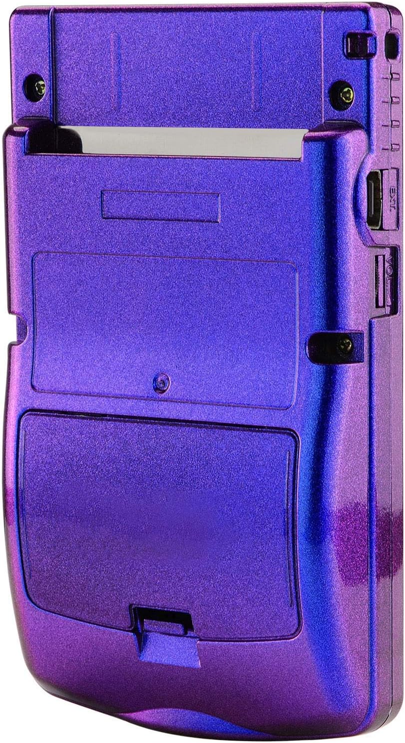 eXtremeRate Chameleon Purple Blue GBC Replacement Full Housing Shell Cover w/Buttons Screws Screwdriver Tools Set for Gameboy Color - Handheld Game Console NOT Included: Computers & Accessories