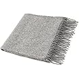 Villand Pure 100% Cashmere Scarf with Fringed Edges, Ultra Soft Large Cashmere Shawl Wrap for Women and Men