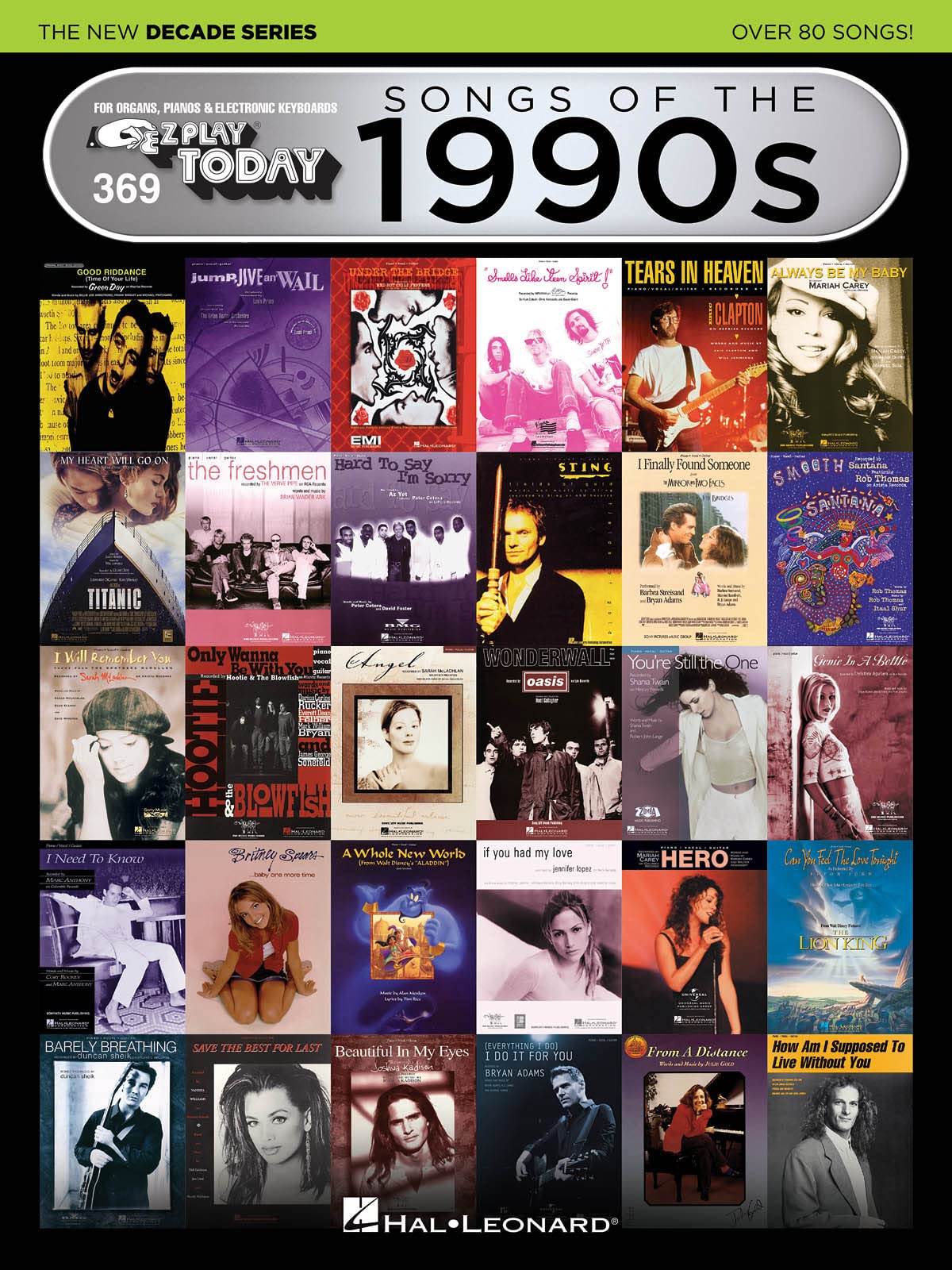 E-Z Play Today Volume 369: Songs Of The 1990s The New Decade Series (E-Z Play Today: the New Decade, 369)