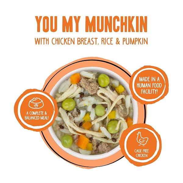 WERUVA BEST FIDO FRIEND FUN SIZE MEALS FOR DOGS, YOU MY MUNCHKIN, 2.75OZ CUP, PACK OF 12