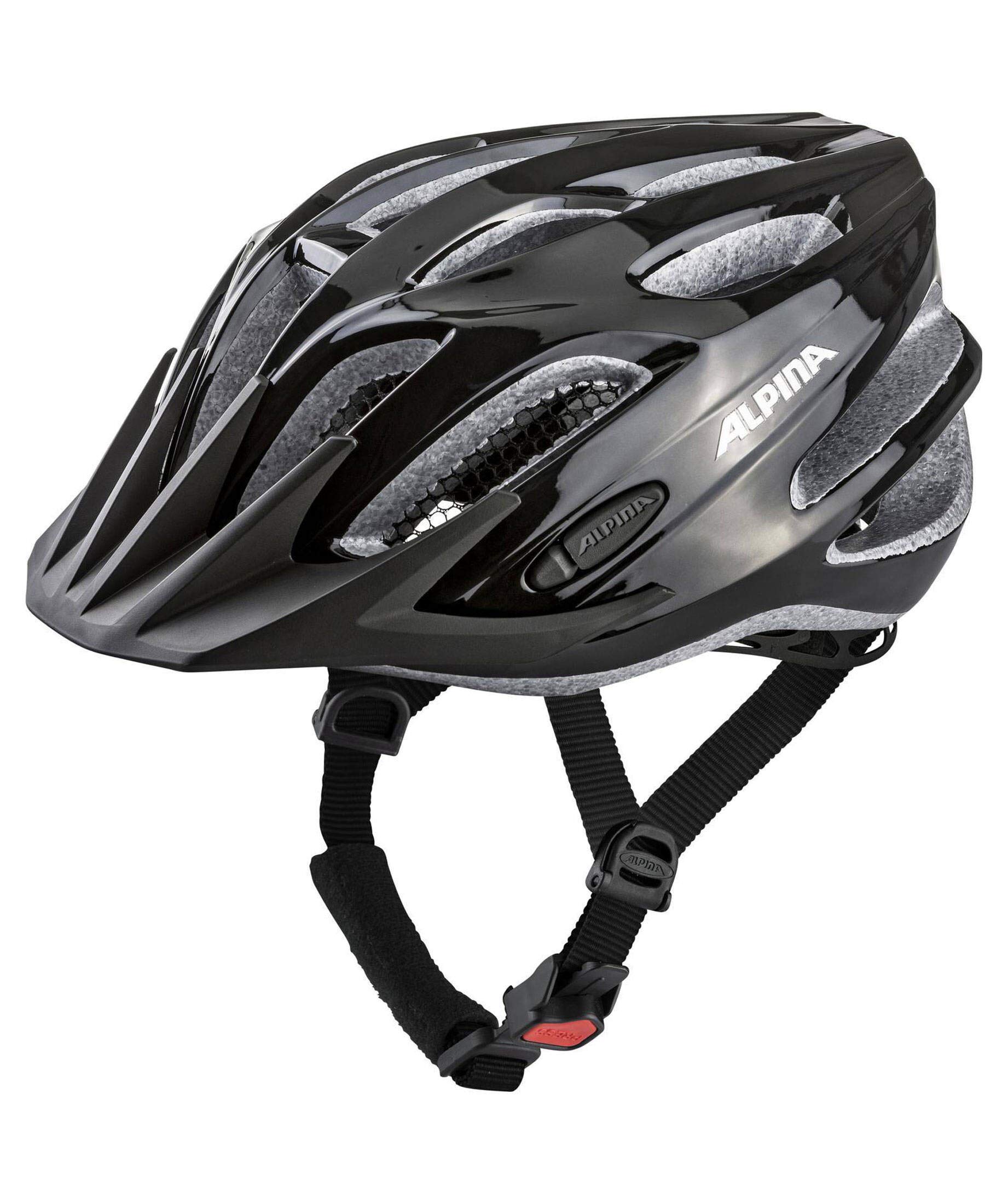 Alpina Sports Unisex - Adult SMU Cycling Helmet, Black, 53-58