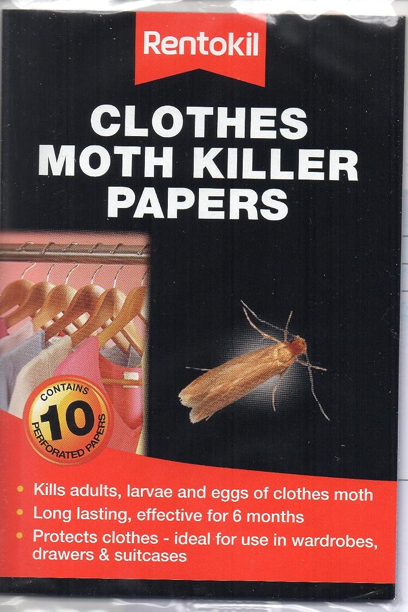 Rentokil Clothes Moth Killer Papers Pack of 10