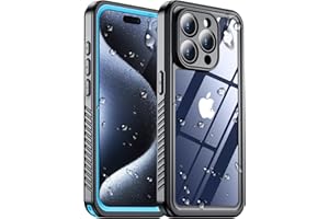 RED2FIRE 2024 New for iPhone 15 Pro Max Case Waterproof,[Glass Camera Protector & Built-in Screen Protector] [Full Body Shockproof] [IP68 Underwater][Dustproof][Dropproof] Phone Case for iPhone 15 Pro Max 6.7"