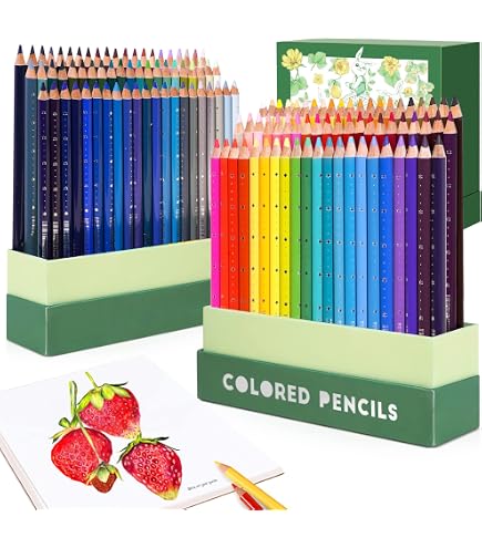 Amazon.com : Arrtx Colored Pencils Set of 126 + 90 Colors Alcohol
