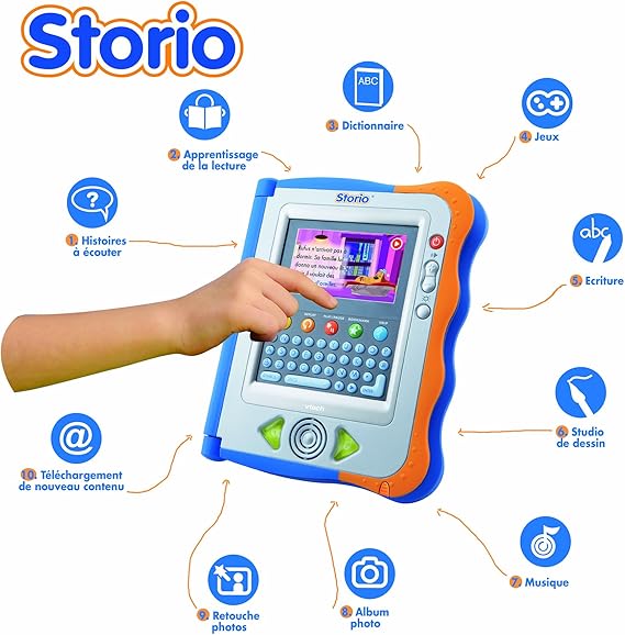 Vtech 115605 Jeu Educatif Electronique Console Storio Jeu Rufus