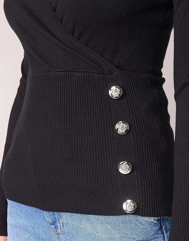 182-Mojo, N 182-Mojo, N Pull da Donna Nero, Nero 1, Taglia M, Taglia Produttore Tm, Nero, Noir 1, M