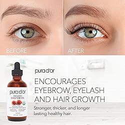 PURA D'OR 4 Oz ORGANIC Castor Oil - 100% Pure USDA