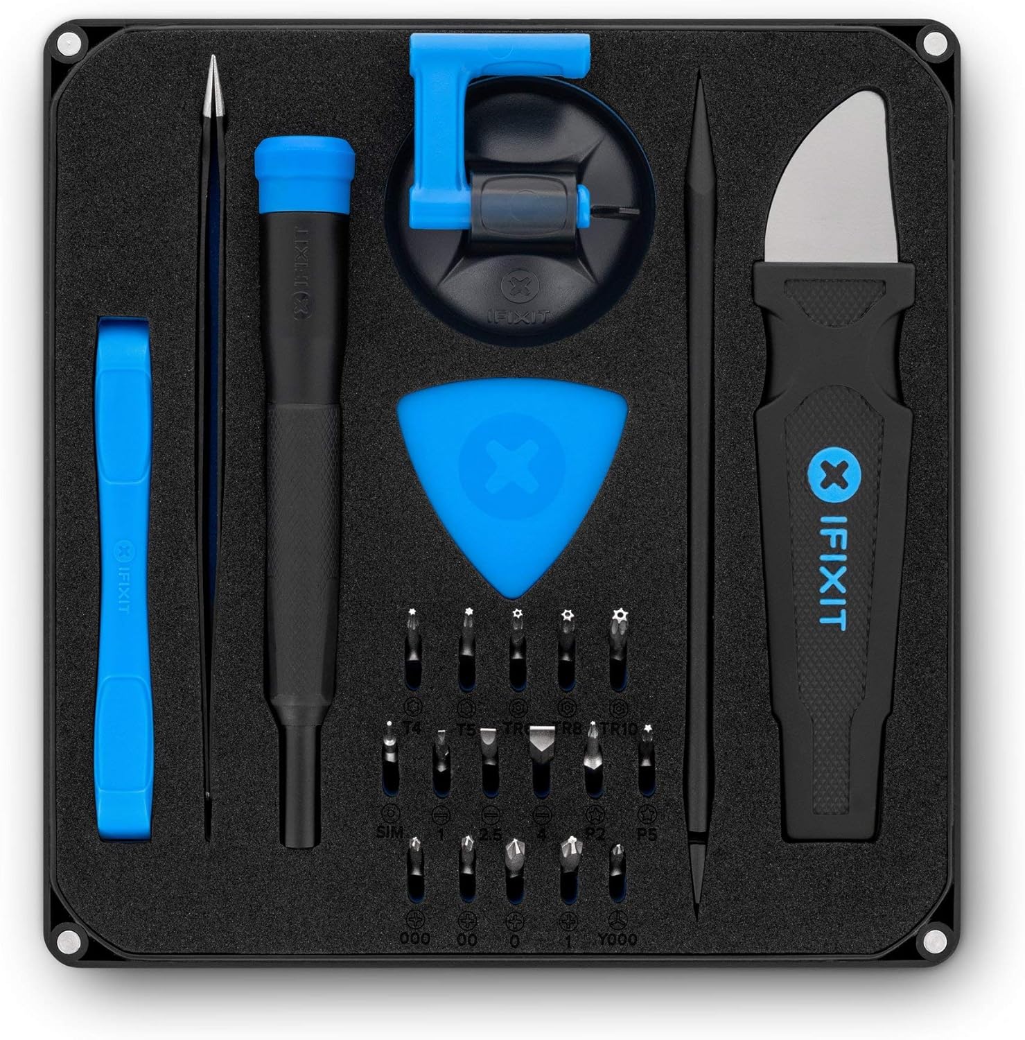 iFixit Essential Electronics Toolkit DIY Tool Set Bit Set Compatible with iPhone Electronik PC