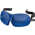 Bucky 40 Blinks No Pressure Printed Eye Mask for Travel & Sleep, Black Dot, One Size