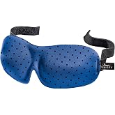 Bucky 40 Blinks No Pressure Printed Eye Mask for Travel & Sleep, Black Dot, One Size