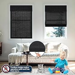 Pasoun Cordless Roman Shades for Windows, Window