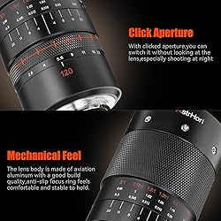 AstrHori 120mm F2.8 2X Macro Lens Full Frame Large