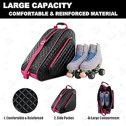 HEXIFUL Skate Bag to Carry Ice Skates, Inline