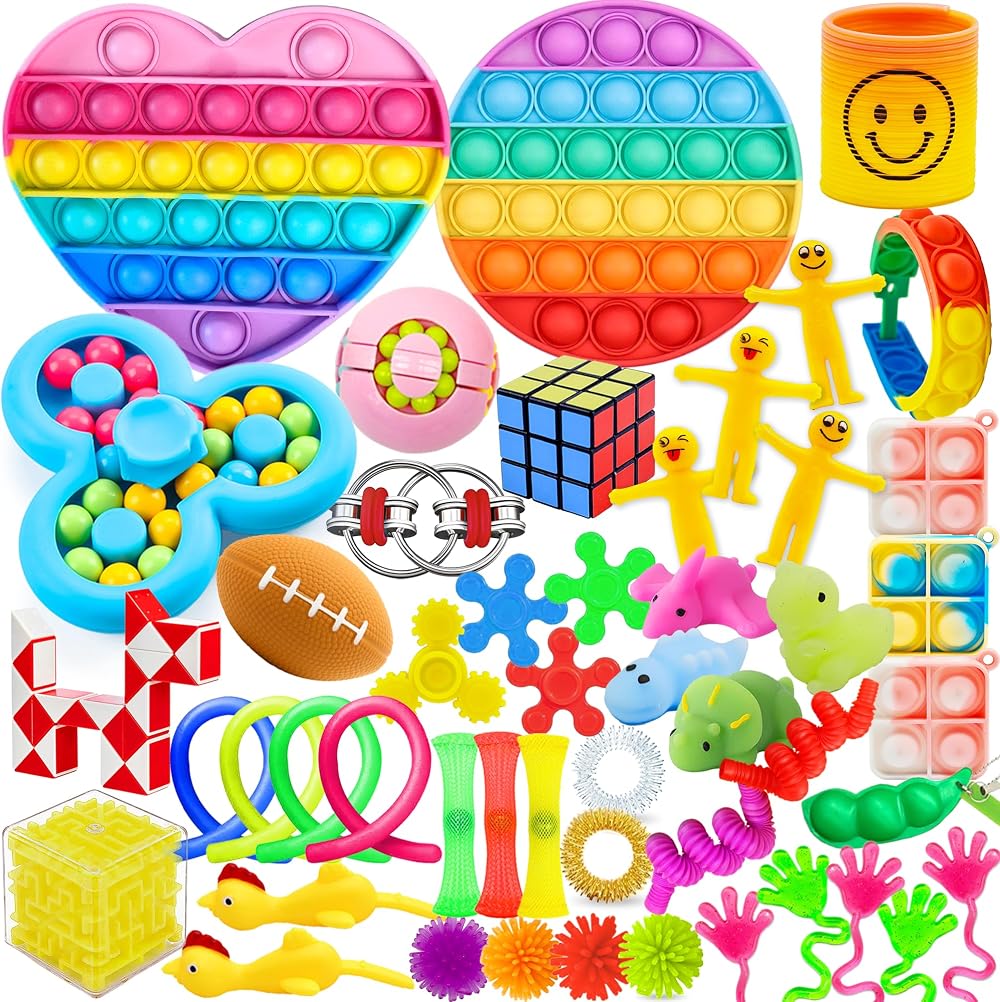 Chennyfun 50Pcs Fidget Toys Set Sensory Bulk Pack Brand New