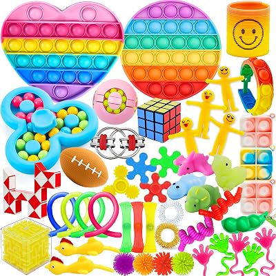 Chennyfun 50Pcs Fidget Toys Set Sensory Bulk Pack Brand New