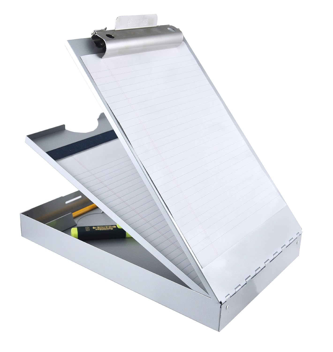 Aluminum Clipboard With Storage Dandk Organizer