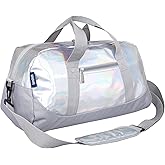 Wildkin Kids Overnighter Duffel Bag – Carry-On Size, Ideal for School & Sleepovers – Holographic