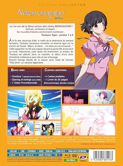 Amazoncom Nekomonogatari White Intégrale Edition