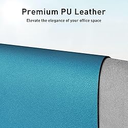 Aothia Leather Desk Pad Protector, Office Desk