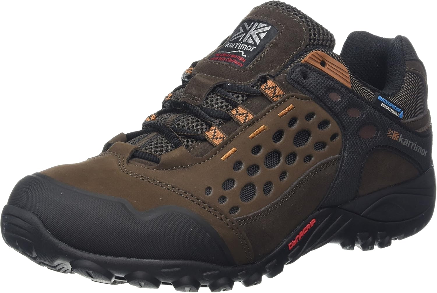 Karrimor Appalachian Low Mens Walking Shoes & Trainers Brown 6 UK