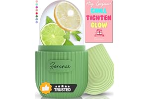 Serenex Ice Cube Roller for Face, Eyes & Neck – Silicone Ice Face Roller for Puffiness, Redness, Migraines & Eye Bags – Skin Tightening, Rejuvenation & Cryotherapy Massage Tool for Beauty & Skincare