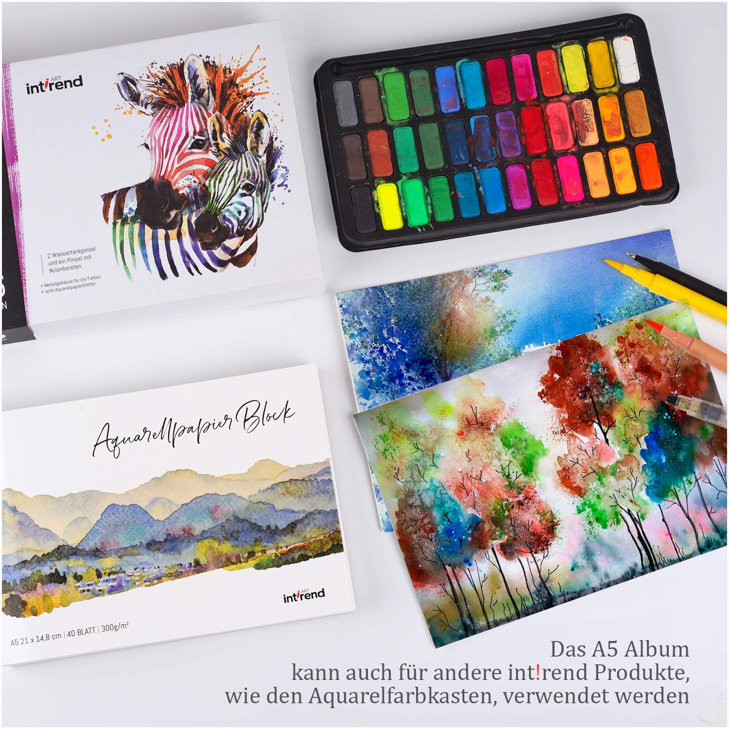 Kit Punto Croce Falena 40x40 Cm - Per Principianti, Tessuto Prestampato, Filo, Ago, Istruzioni - Foto 9