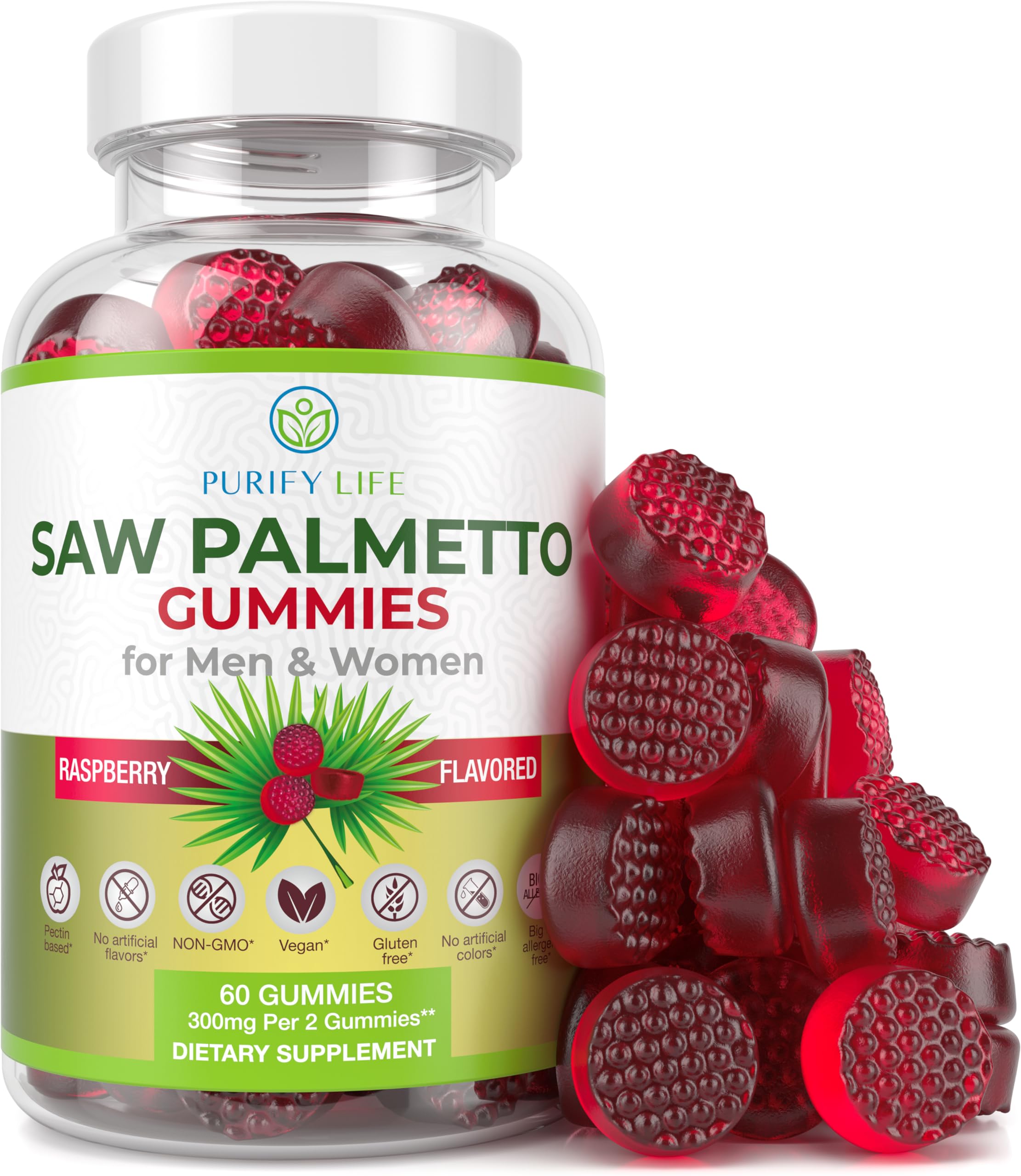 Saw Palmetto Gummies for Women & Men